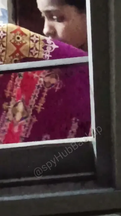 Neighbor Girl Caught Changing After Bath Revealing Everything