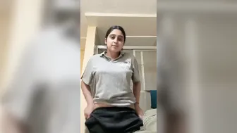 Desi Babe Showing Off Her Perfect Ass For Lover On Hidden Cam