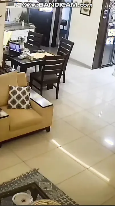 Village Girl Walking Around Completely Naked Caught On Security