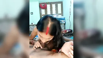 Married Bhabhi Showing Her Blowjob Skills On Live Webcam Session