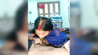 Married Bhabhi Showing Her Blowjob Skills On Live Webcam Session