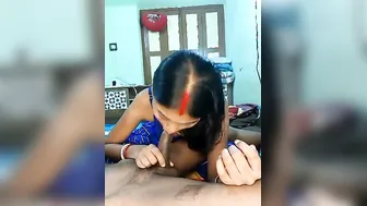 Married Bhabhi Showing Her Blowjob Skills On Live Webcam Session