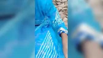 College Girl Having Outdoor Sex With BF In The Jungle