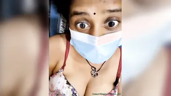 Aunty Doing Private Nude Show On Webcam For Her Online Lovers