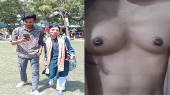 Tiny Tits Bangladeshi GF Going Topless In Viral Clip