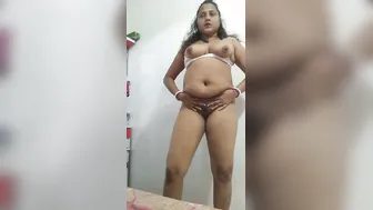 Bengali Wife Exposing Her Curves While Touching Herself