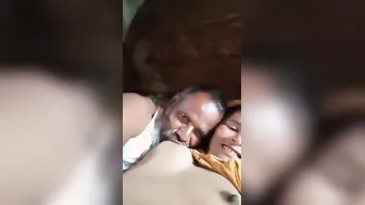 Married Wife Getting Her Tits Sucked In Steamy Selfie Clip