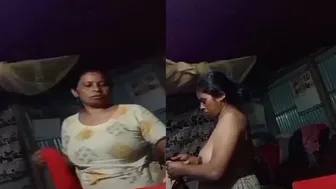 Busty Mom Changing Dress Caught By Her Son In Viral Mms Clip