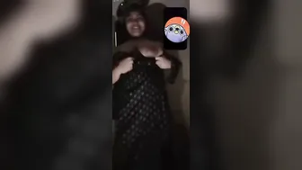 Busty Babe Midnight Video Call Revealing Massive Tits For Him