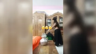 Desi Babe Dancing Wild Stripping Down Rubbing Herself At Home