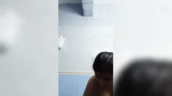 Bathroom Striptease Watching Her Undress And Reveal Everything