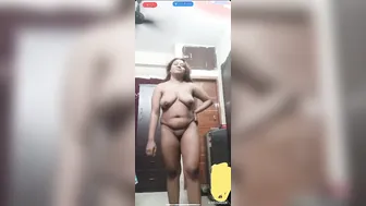 Bengali Babe Stripping Naked For Her Man On Video Call Late