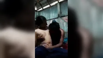 Village Bengali Girl Riding Her Lover While Parents Are Out