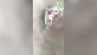 Curvy Neighbor Catching My Outdoor Bath Showing Off Thick Booty