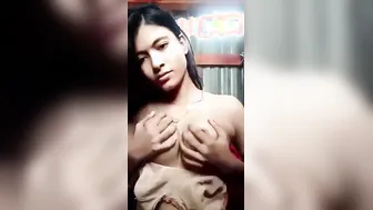 Horny Village GF Fingering Herself In Leaked Home Vid