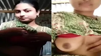 Village Girl Slowly Undressing And Revealing Her Private Assets