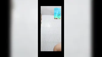 Tall Desi Babe Bathing Naked In Leaked Homemade Bathroom Video