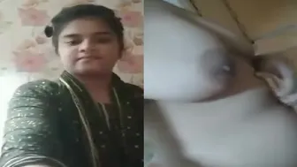 Bengali Gf Slowly Undressing Revealing Her Perfect Big Boobs