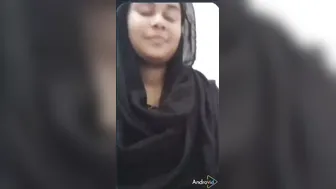 GF In Hijab Teasing Topless On Cam Before Sucking Dick