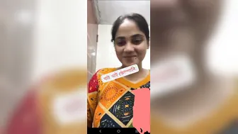 Bengali Wife Stripping Nude For Lover During Naughty Video Call