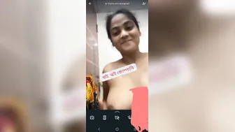 Bengali Wife Stripping Nude For Lover During Naughty Video Call