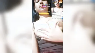 Desi Girl Stripping Topless For Private Cam Show With BF