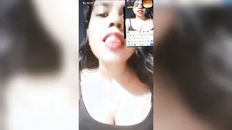 Desi Girl Stripping Topless For Private Cam Show With BF