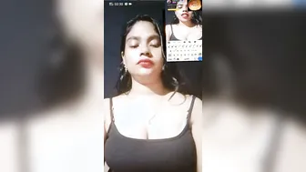 Desi Girl Stripping Topless For Private Cam Show With BF