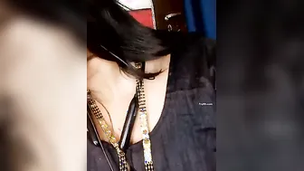Saree Wife Playing With Her Boobs And Wet Pussy On Camera