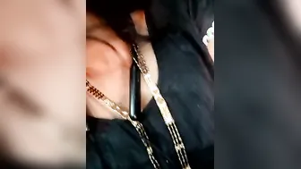 Saree Wife Playing With Her Boobs And Wet Pussy On Camera