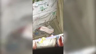 Village Bhabhi Bathing Outdoors Exposing Her Massive Tits