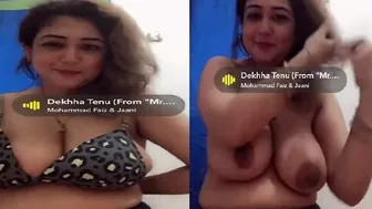 Busty Bhabhi Stripping Bra Off Teasing Lover On Camera