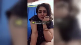 Busty Bhabhi Stripping Bra Off Teasing Lover On Camera