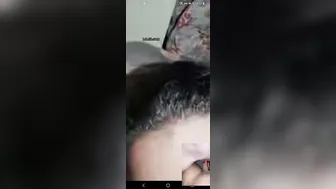 Dark Nippled Wife Showing Her Body On Late Night Cam Show