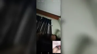 Dark Nippled Wife Showing Her Body On Late Night Cam Show
