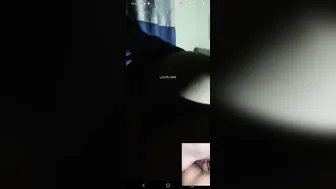 Dark Nippled Wife Showing Her Body On Late Night Cam Show
