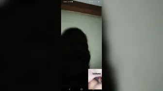 Dark Nippled Wife Showing Her Body On Late Night Cam Show