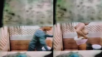 Neighbor Caught Me Bathing Through Window While Hubby Away