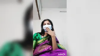 Bhabi Stripping Saree Showing Everything For Quick Money