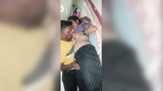 Local Guy Oiling Up Lonely Bhabi Before Fucking Her Good