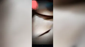 Unsatisfied Wife Fingering Herself While Husband Sleeping
