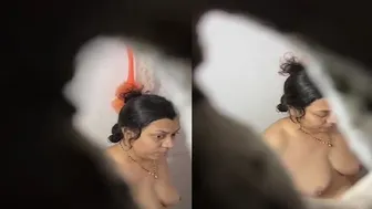 Devar Hiding Outside Bathroom Watching Me Shower Naked