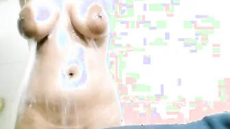 College Babe With Huge Boobs Bathing Naked Caught On Camera