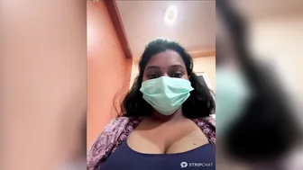Busty Streaming Girl Going Topless Live Chatting With Fans