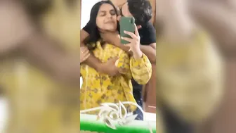 Curvy Wife Getting Her Tits Squeezed Before Doggy Style Fucking