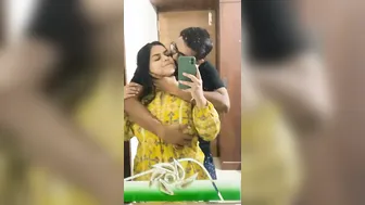 Curvy Wife Getting Her Tits Squeezed Before Doggy Style Fucking
