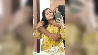 Curvy Wife Getting Her Tits Squeezed Before Doggy Style Fucking