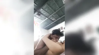 Busty Married Babe Enjoying Foreplay And Tit Sucking At Home