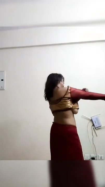Nerdy GF Changing Clothes Flashing Huge Tits
