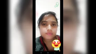 Chubby Gf Showing Off Her Big Melons Topless On Video Call